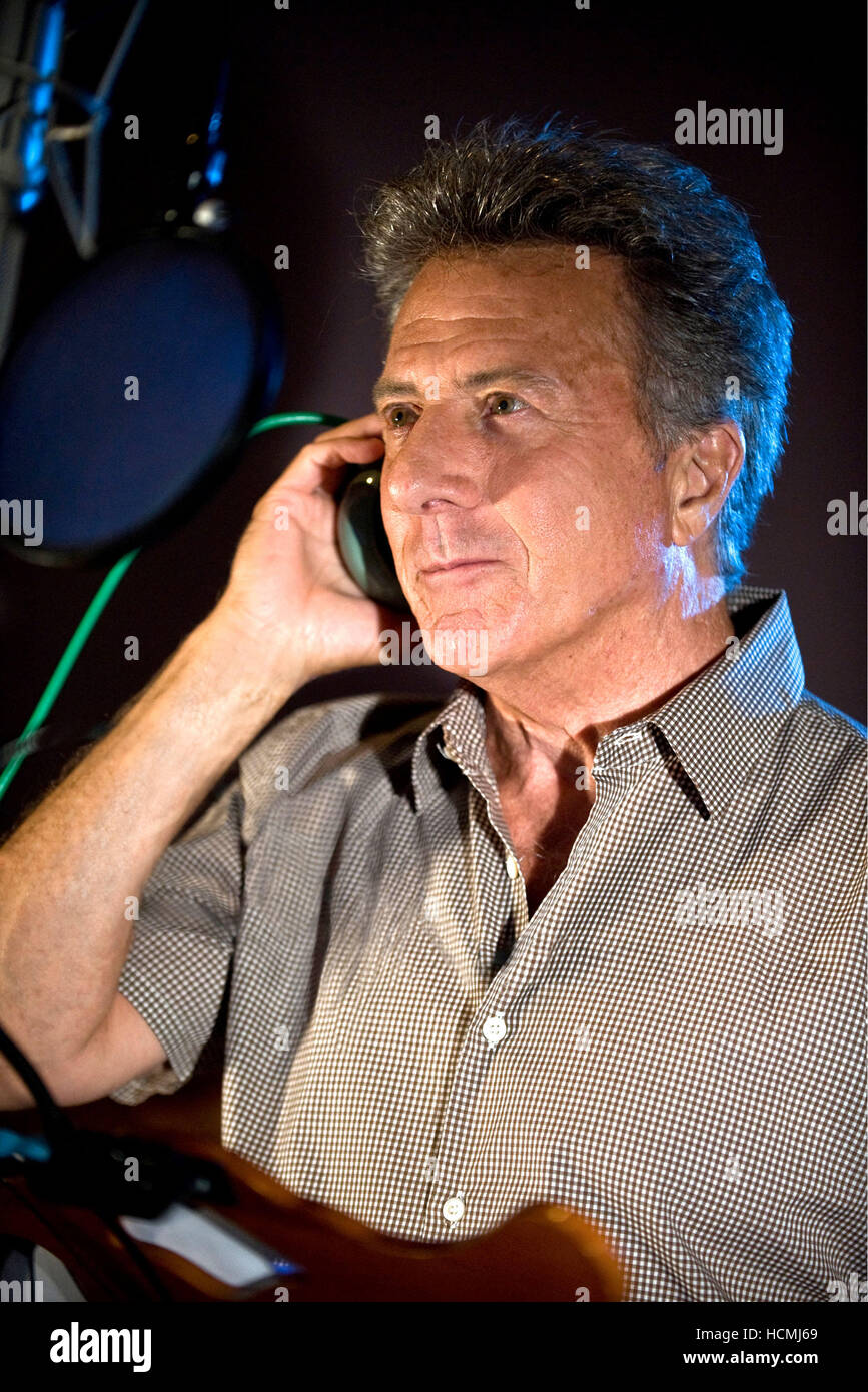 THE TALE OF DESPEREAUX, Dustin Hoffman, voice of Roscuro, on set, 2008