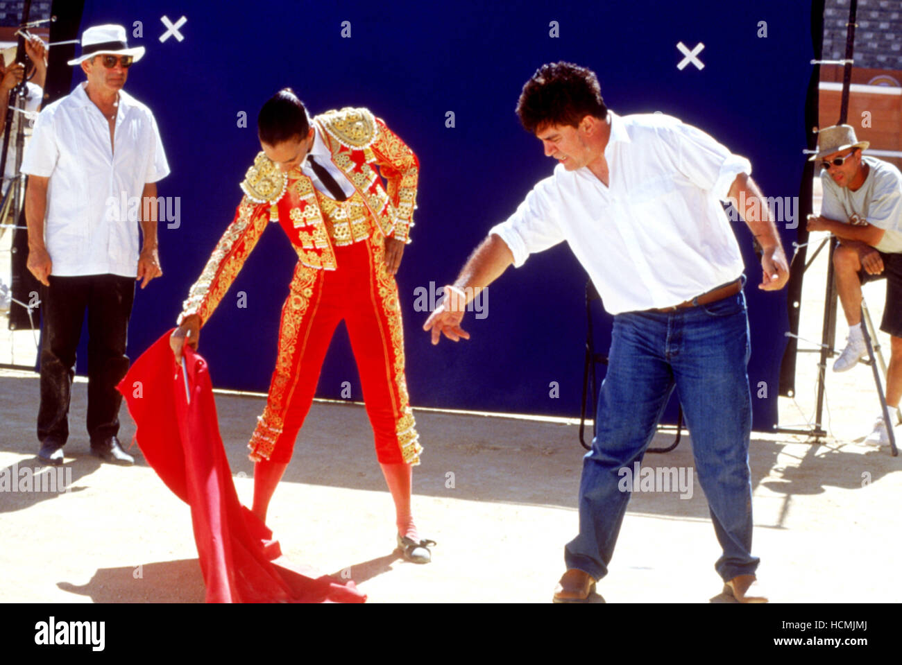 TALK TO HER, Rosario Flores (matador), director Pedro Almodovar, on set ...
