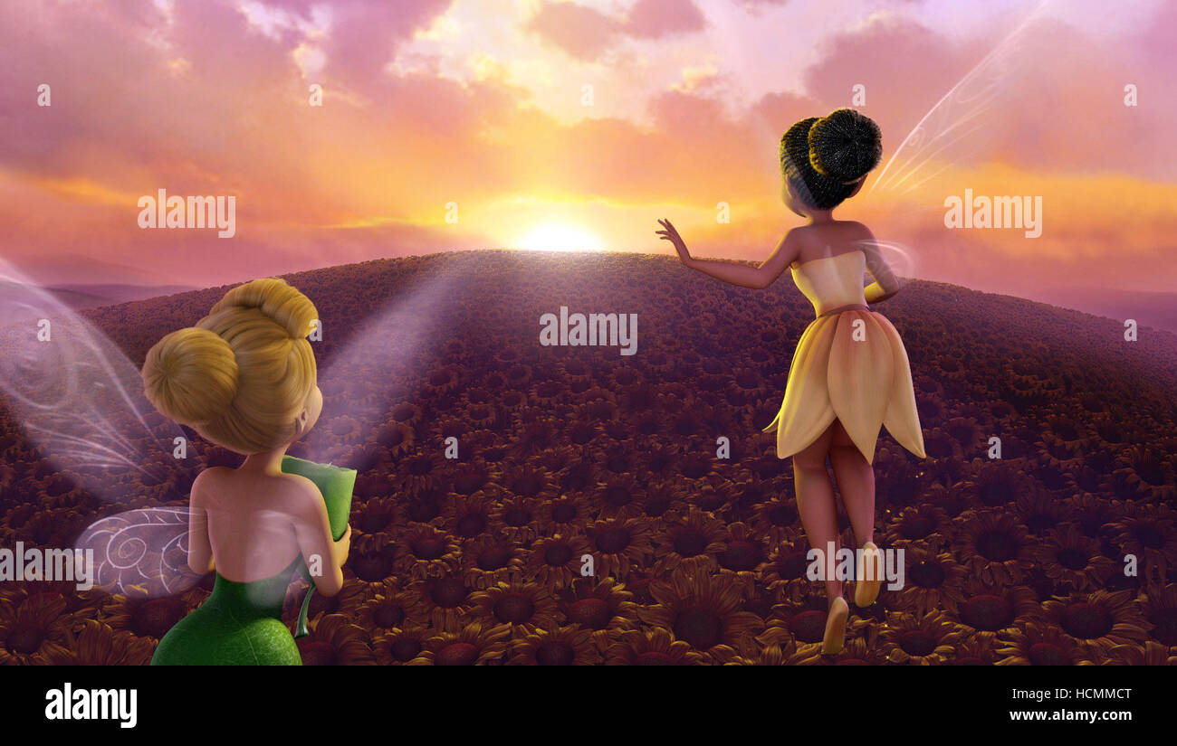 TINKER BELL, Tinker Bell (left, voice Mae Whitman), 2008. ©Walt Disney