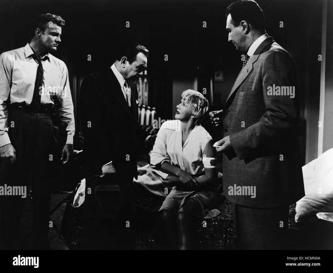 TIGHT SPOT, first, second and third from left Brian Keith, Edward G