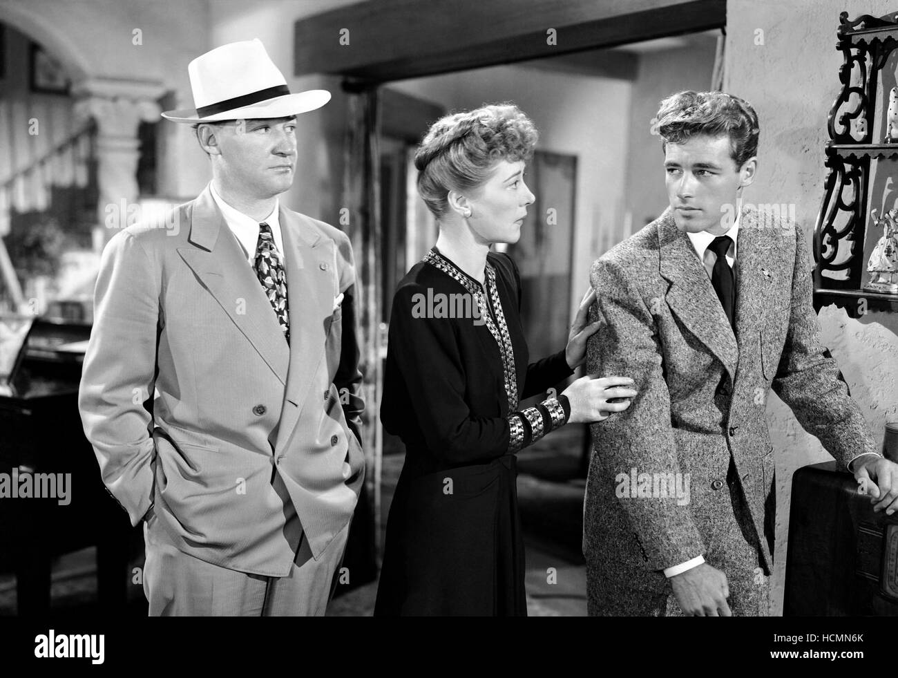 TILL THE END OF TIME, from left: Tom Tully, Selena Royle, Guy Madison ...