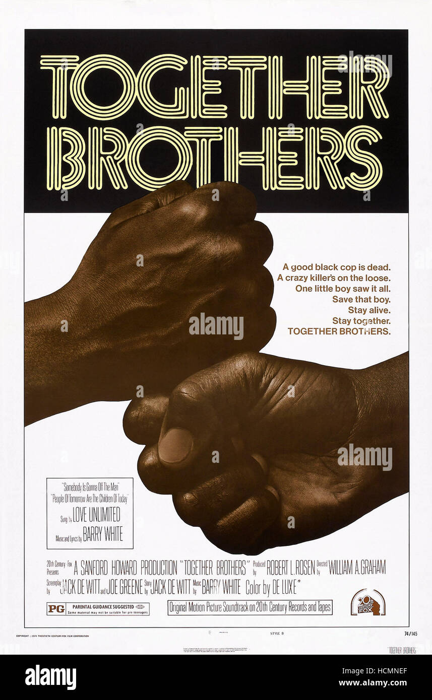 TOGETHER BROTHERS, US poster, 1974, TM & Copyright © 20th Century Fox Film Corp./courtesy Everett Collection Stock Photo