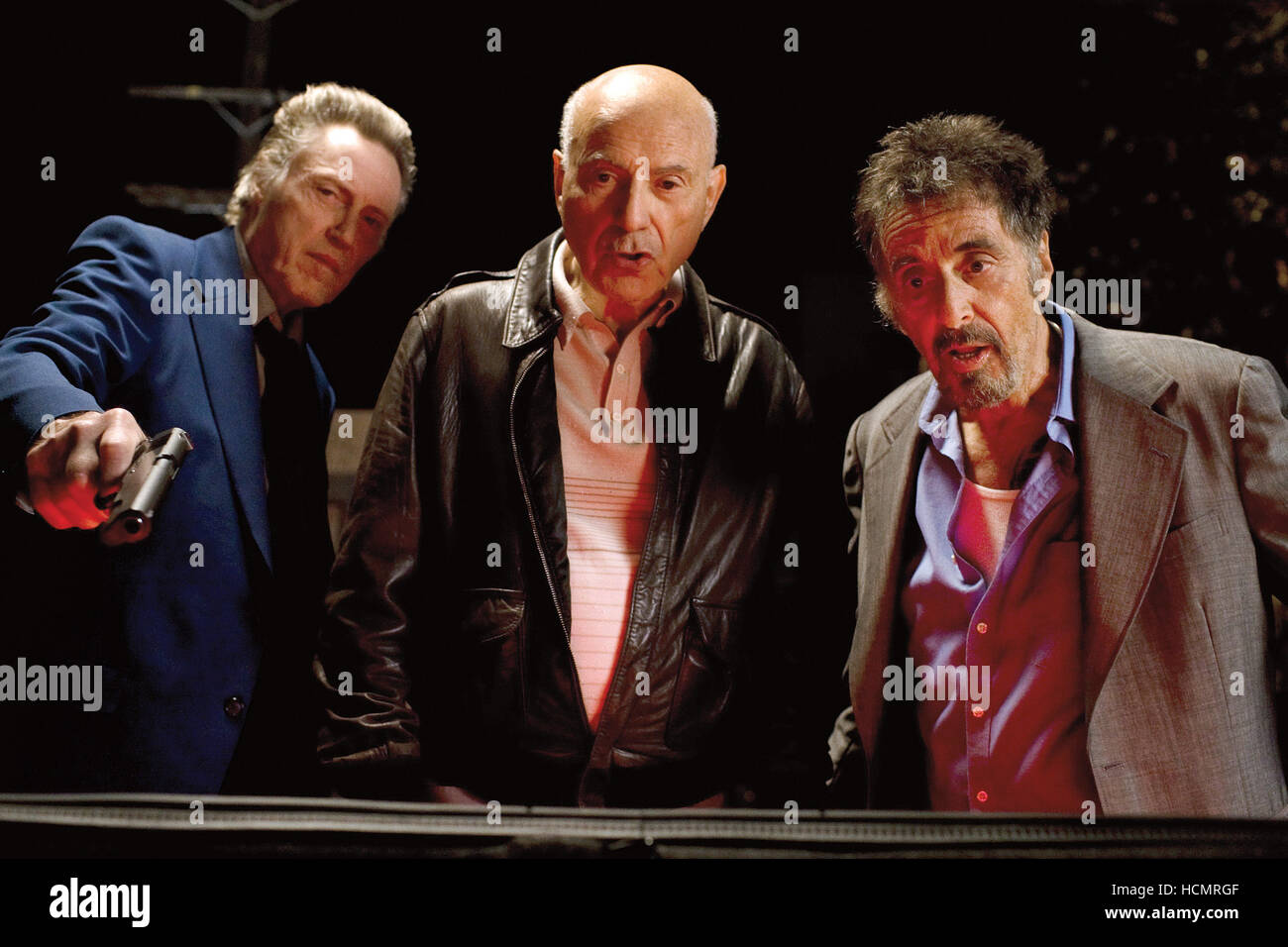 STAND UP GUYS, from left: Christopher Walken, Alan Arkin, Al Pacino