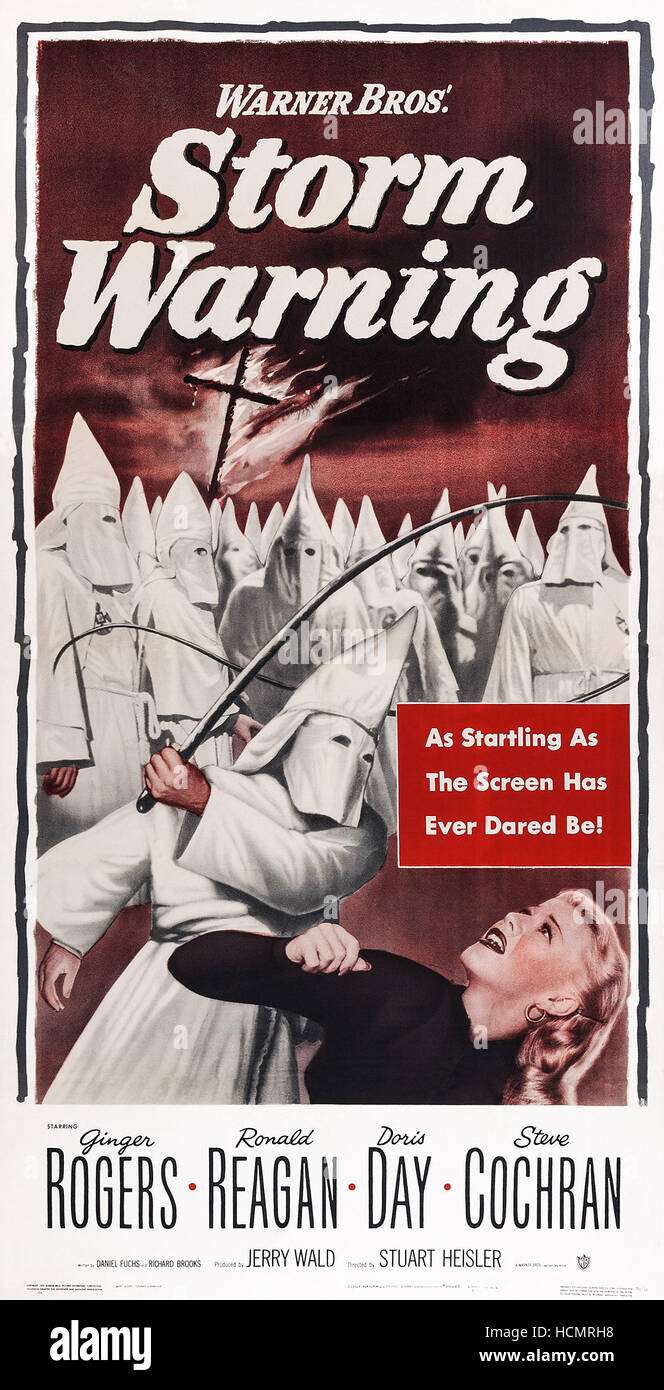 STORM WARNING, US poster art, Ginger Rogers, 1951 Stock Photo Alamy