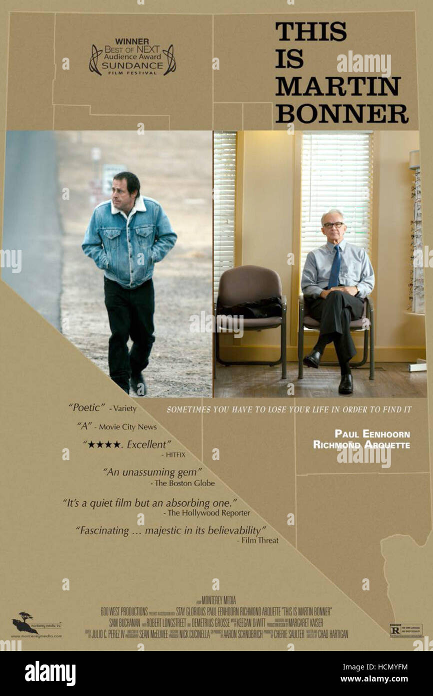 THIS IS MARTIN BONNER, US poster art, from left Richmond Arquette