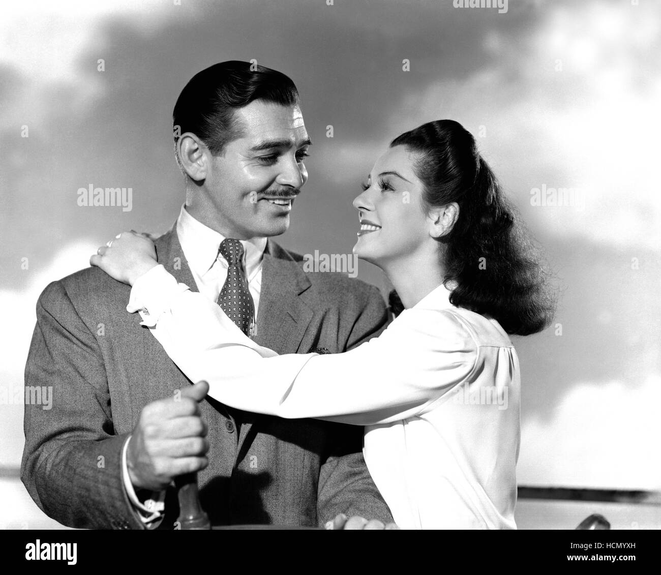 THEY MET IN BOMBAY, Clark Gable, Rosalind Russell, 1941 Stock Photo Alamy
