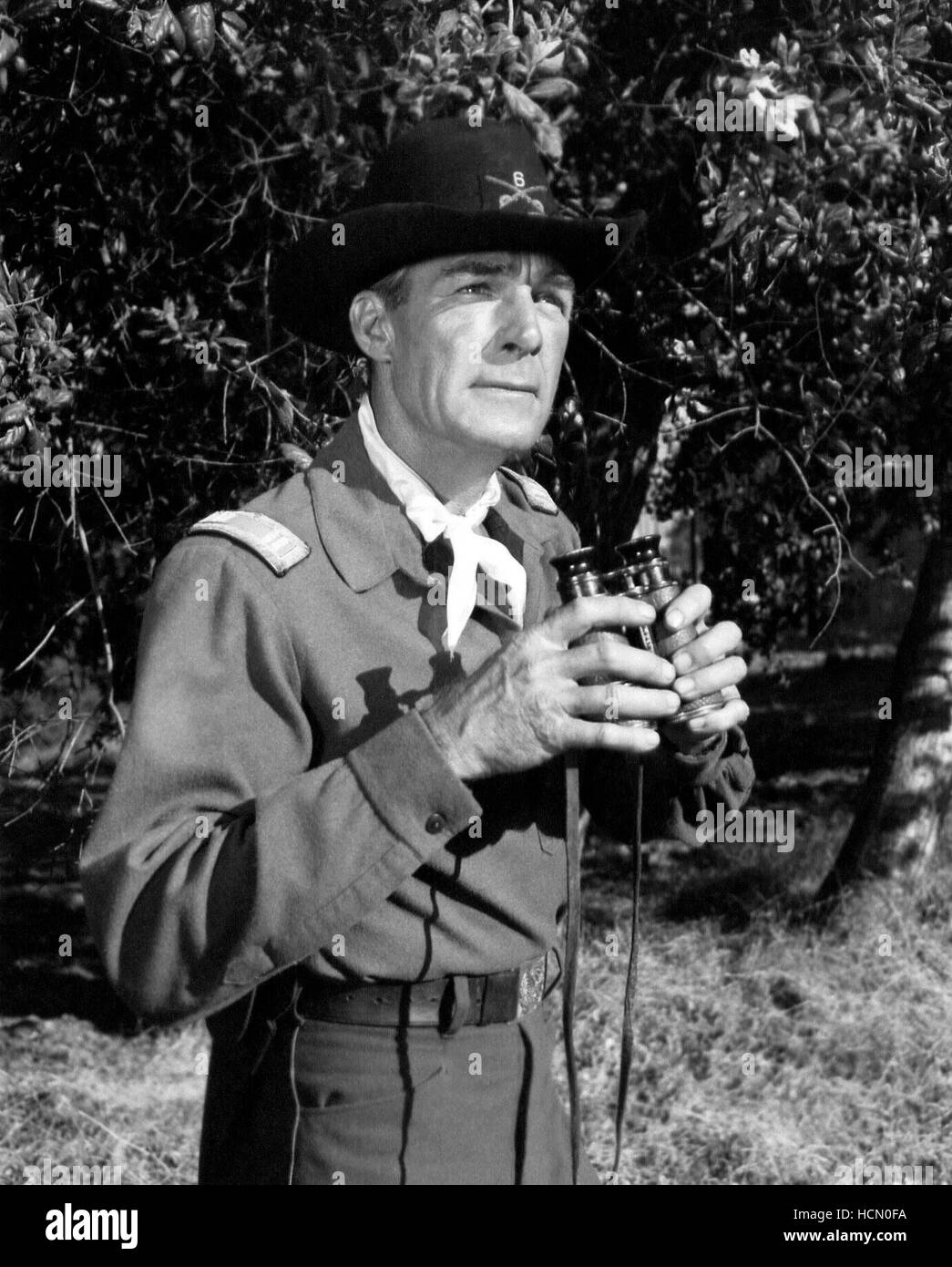 THUNDER OVER THE PLAINS, Randolph Scott, 1953 Stock Photo - Alamy