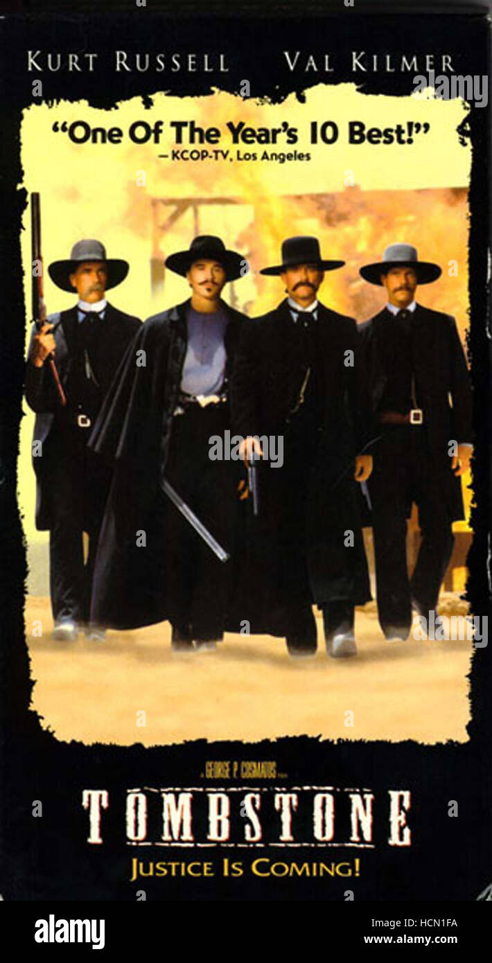 TOMBSTONE, movie poster art, 1993 Stock Photo Alamy