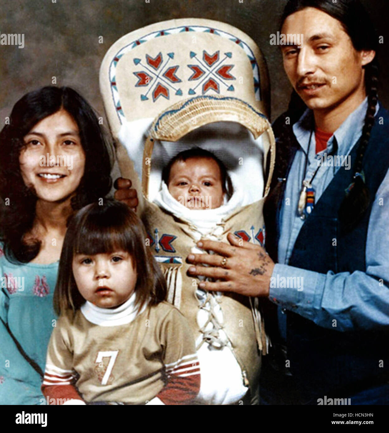 TRUDELL, John Trudell and family, 2005, ©Balcony Releasing Stock Photo