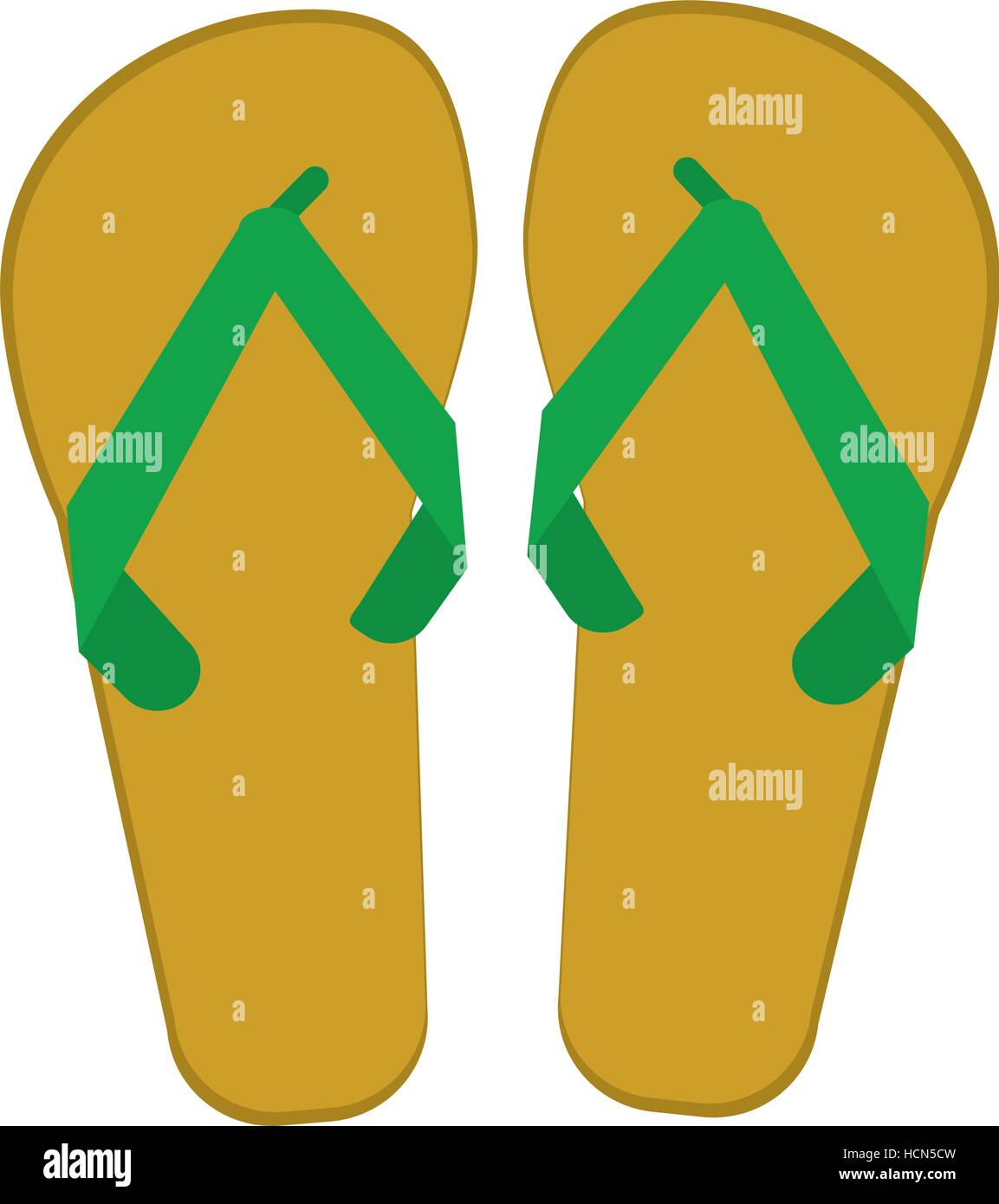 green and yellow flip flop brasilian Stock Vector Image & Art - Alamy
