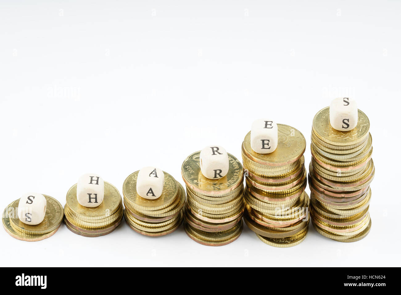 yellow coins stacking with finance bussiness concept Stock Photo Alamy