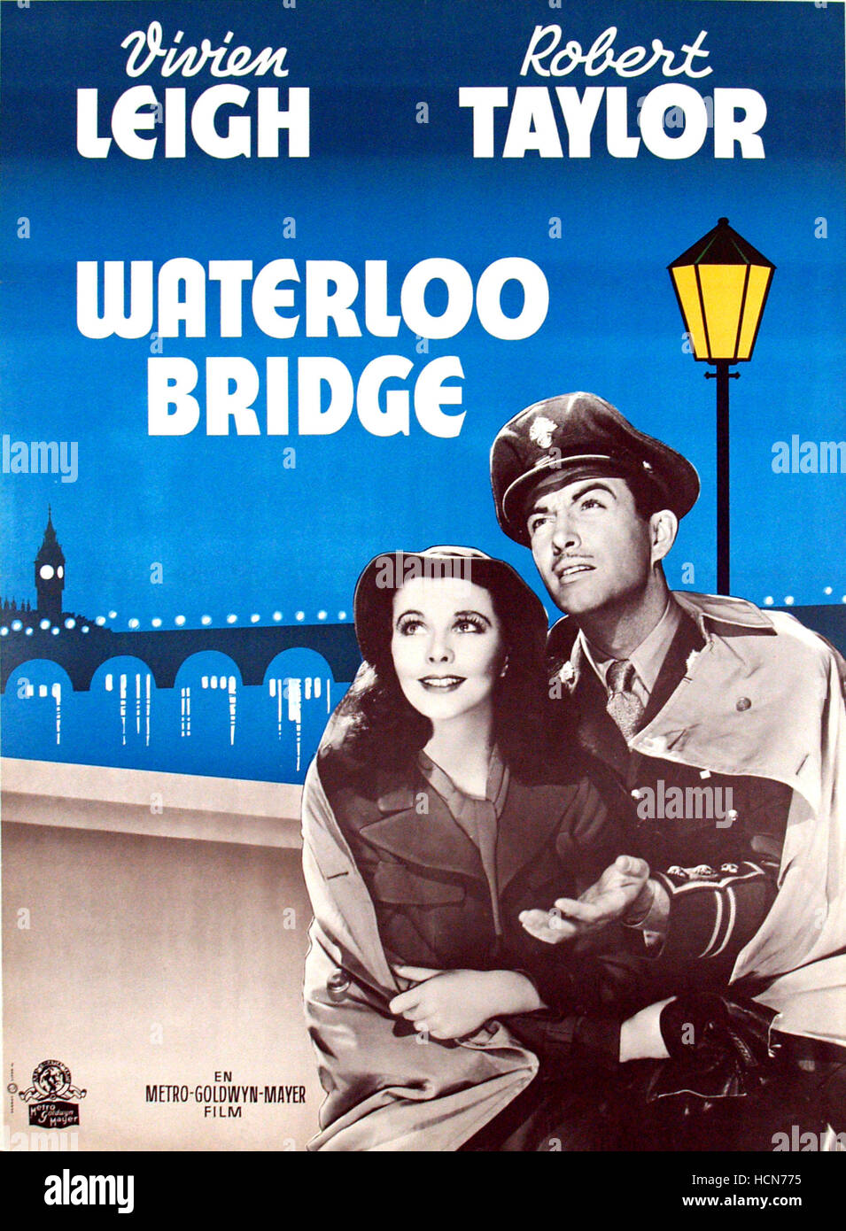 WATERLOO BRIDGE, left to right: Vivien Leigh, Robert Taylor, French ...