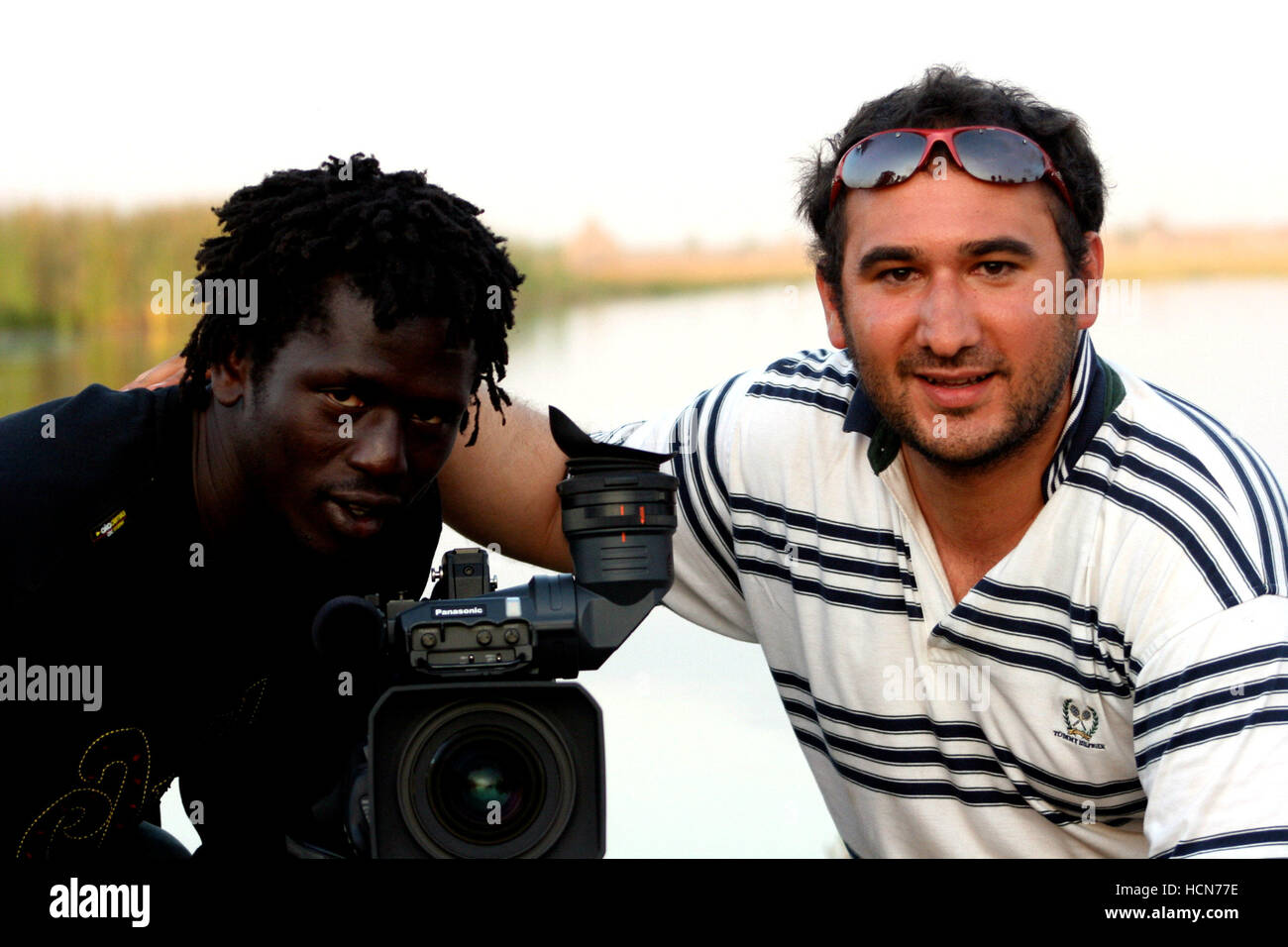 WAR CHILD, from left Emmanuel Jal, director Christian Karim Chrobog