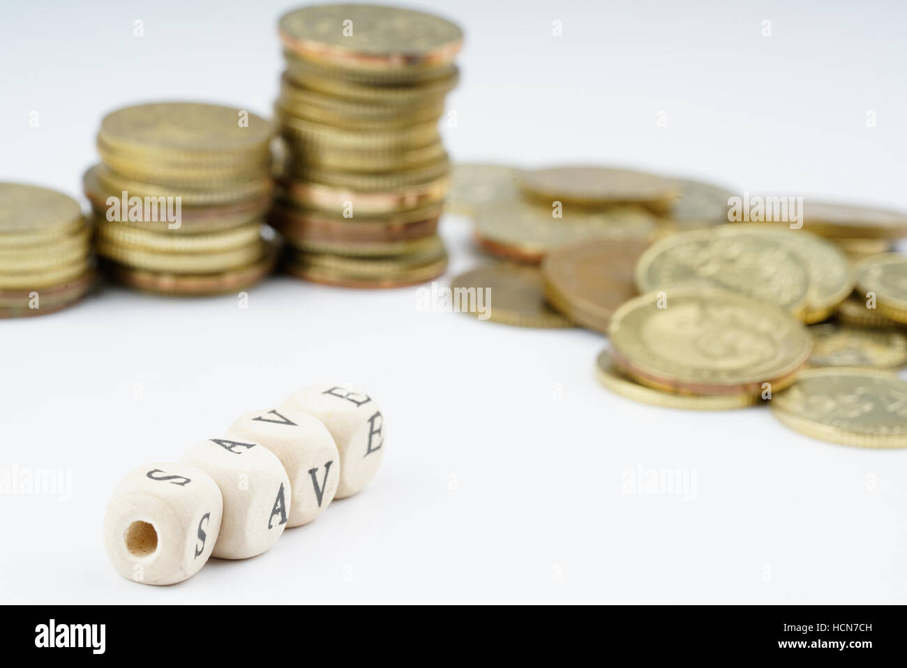 yellow coins stacking with finance bussiness concept Stock Photo Alamy