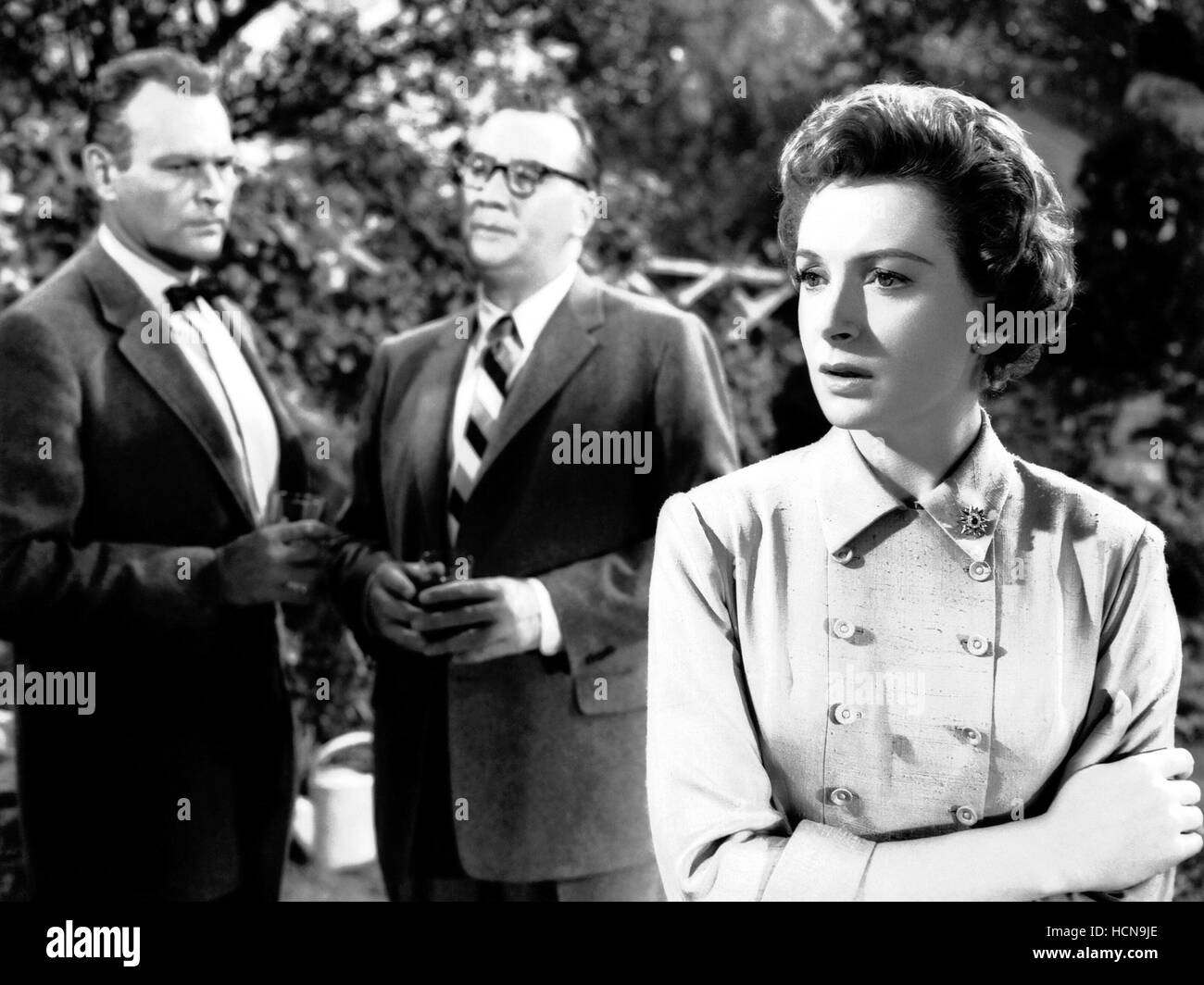 TEA AND SYMPATHY, from left Leif Erickson, Edward Andrews, Deborah