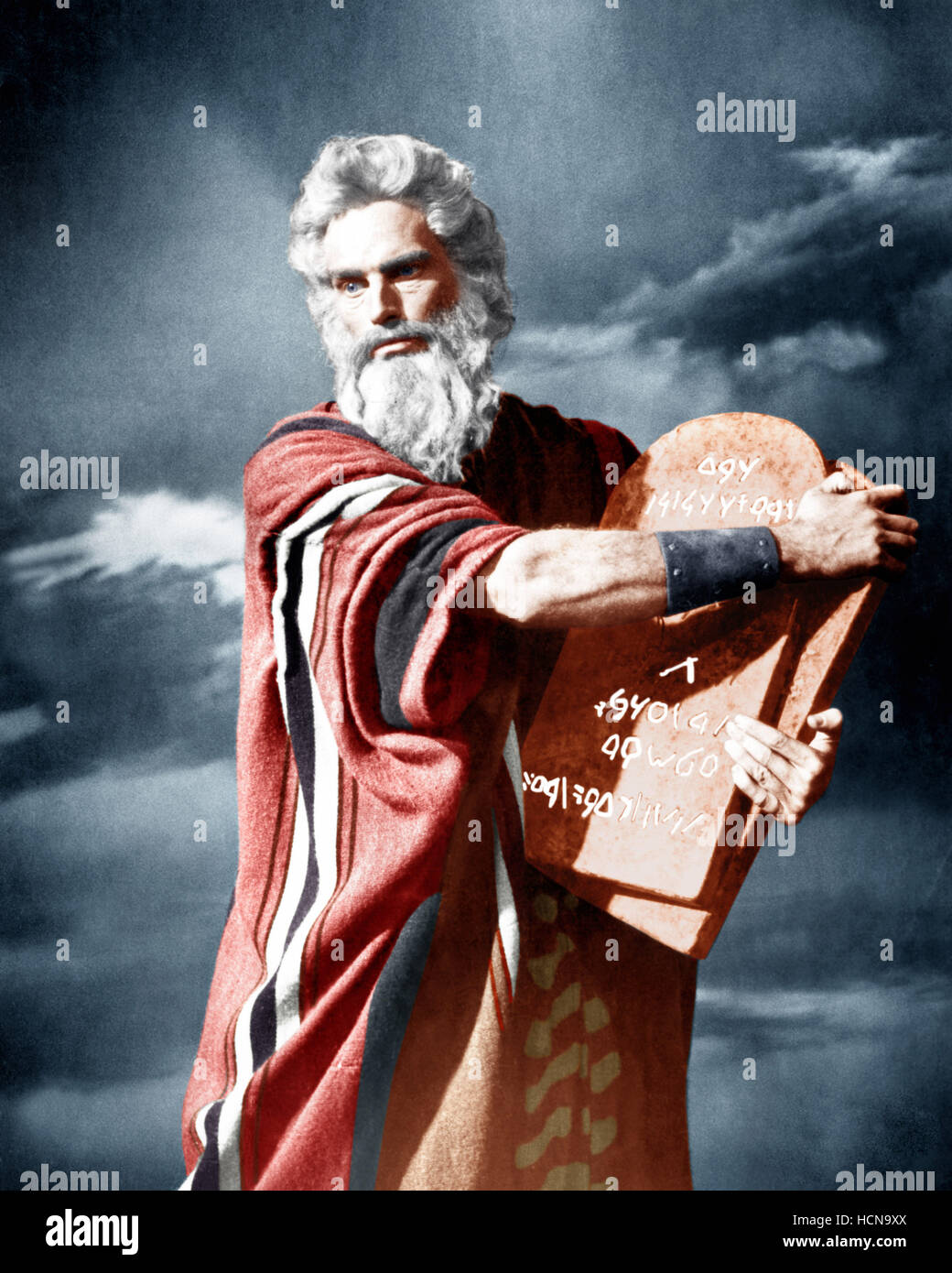 THE TEN COMMANDMENTS, Charlton Heston, 1956 Stock Photo Alamy