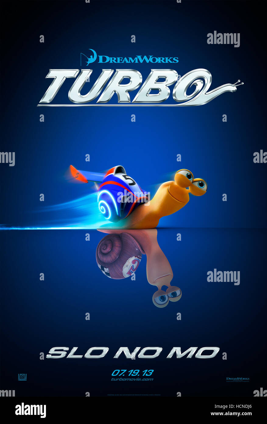 TURBO, advance US poster art, Turbo (voice Ryan Reynolds), 2013. TM