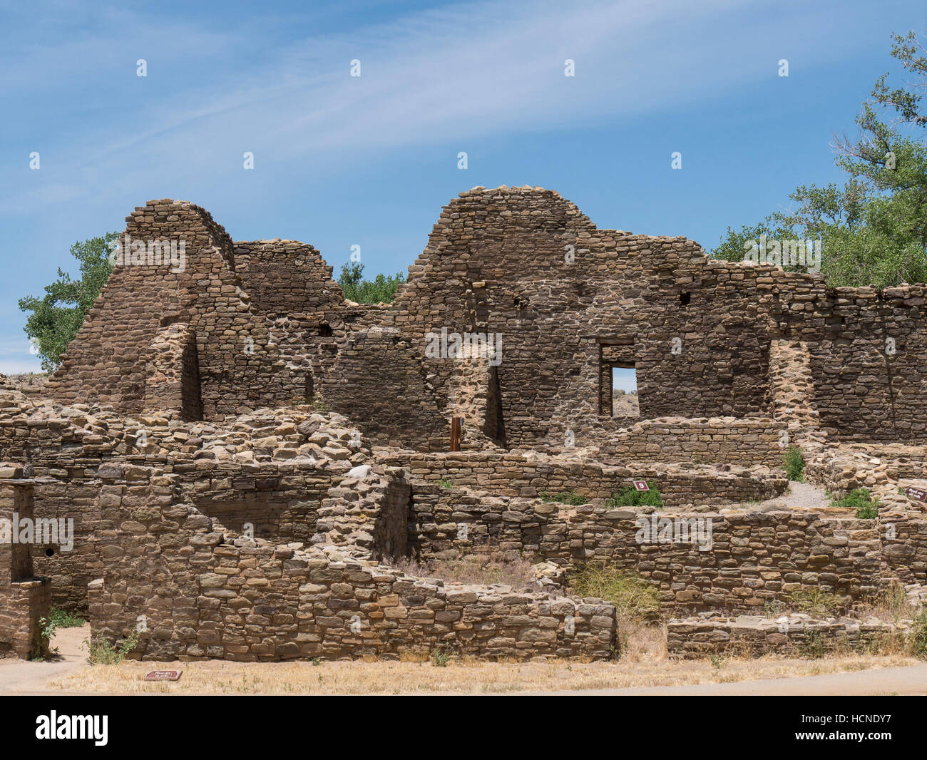 Aztec Ruins National Monument, Aztec, New Mexico. Stock Photo