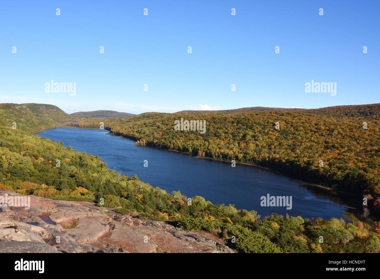 Lake of the Clouds in Ontonagon County in the upper peninsula of Michigan within the Porcupine
