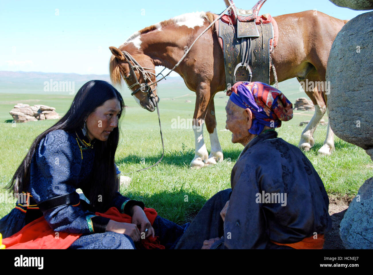 TWO HORSES OF GENGHIS KHAN, (aka DAS LIED VON DEN ZWEI PFERDEN), Urna ChaharTugchi (left), 2009