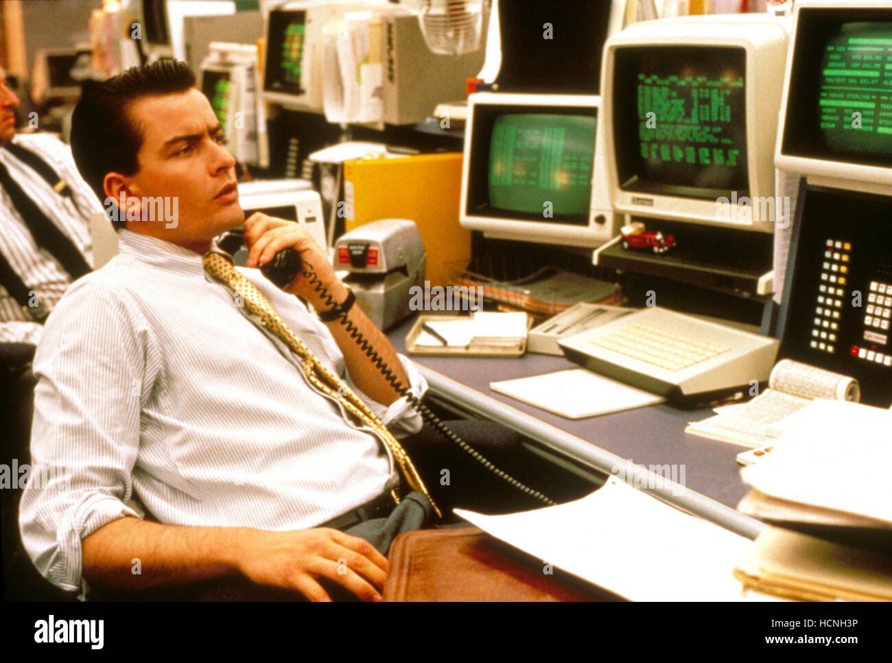 WALL STREET, Charlie Sheen, 1987, TM & Copyright (c) 20th Century Fox ...