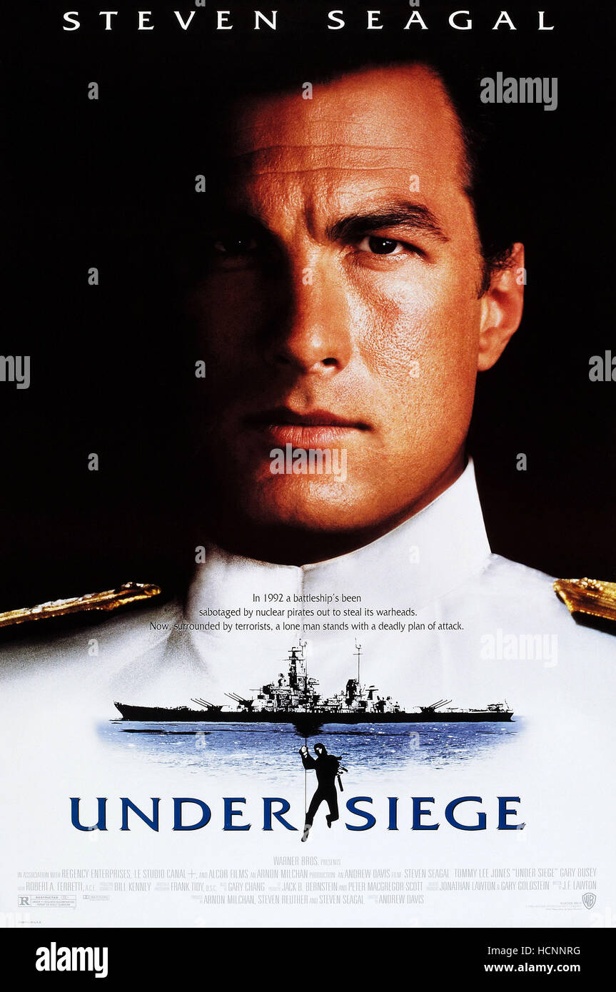 UNDER SIEGE, US poster art, Steven Seagal, 1992. ©Warner Bros./courtesy