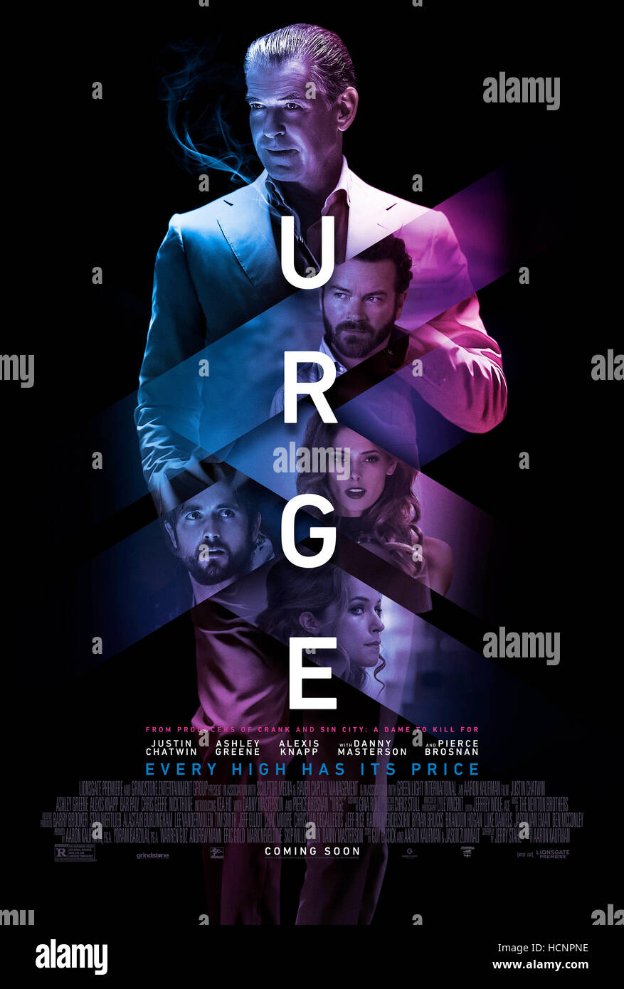 URGE, US poster, from top Pierce Brosnan, Danny Masterson, Ashley