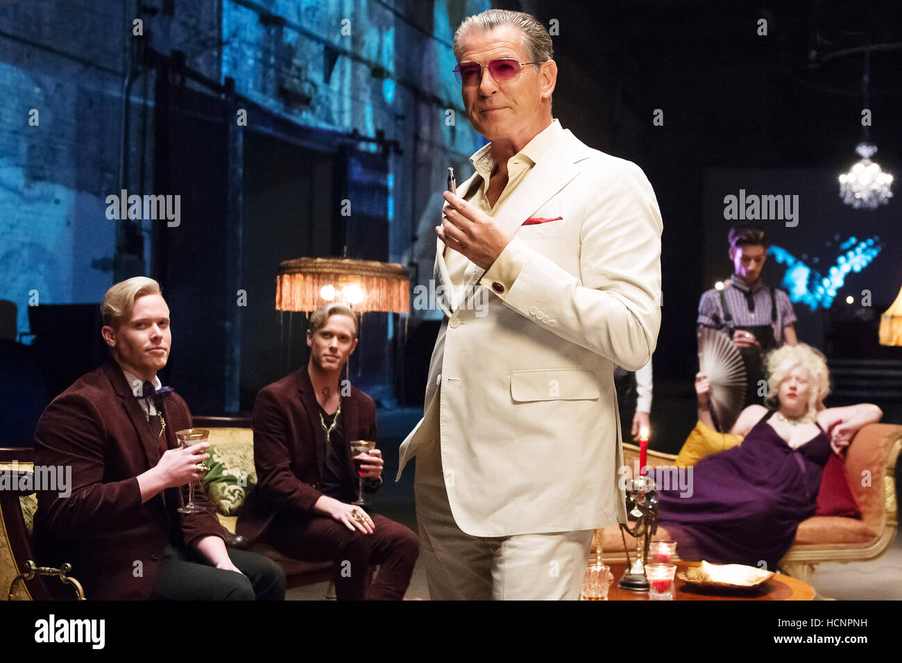 URGE, Chris Geere (left), Pierce Brosnan (front), 2016. ph Jeff