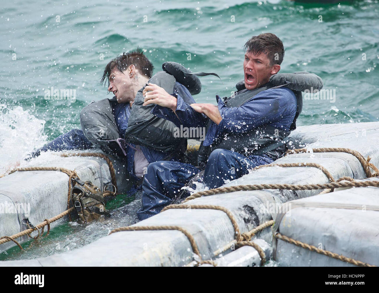 USS INDIANAPOLIS MEN OF COURAGE, from left Matt Lanter, Cody Walker