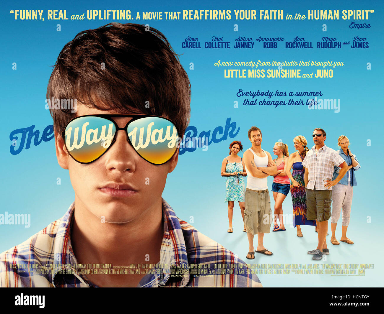 THE WAY, WAY BACK, US poster art, from left Liam