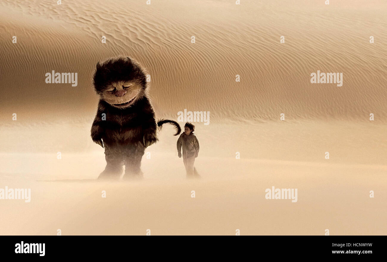WHERE THE WILD THINGS ARE, from left; Carol (voice James Gandolfini