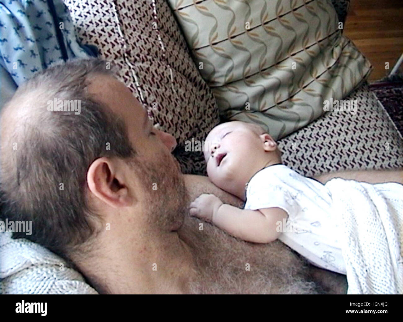 WIDE AWAKE, Alan Berliner (holding baby), 2006 Stock Photo - Alamy