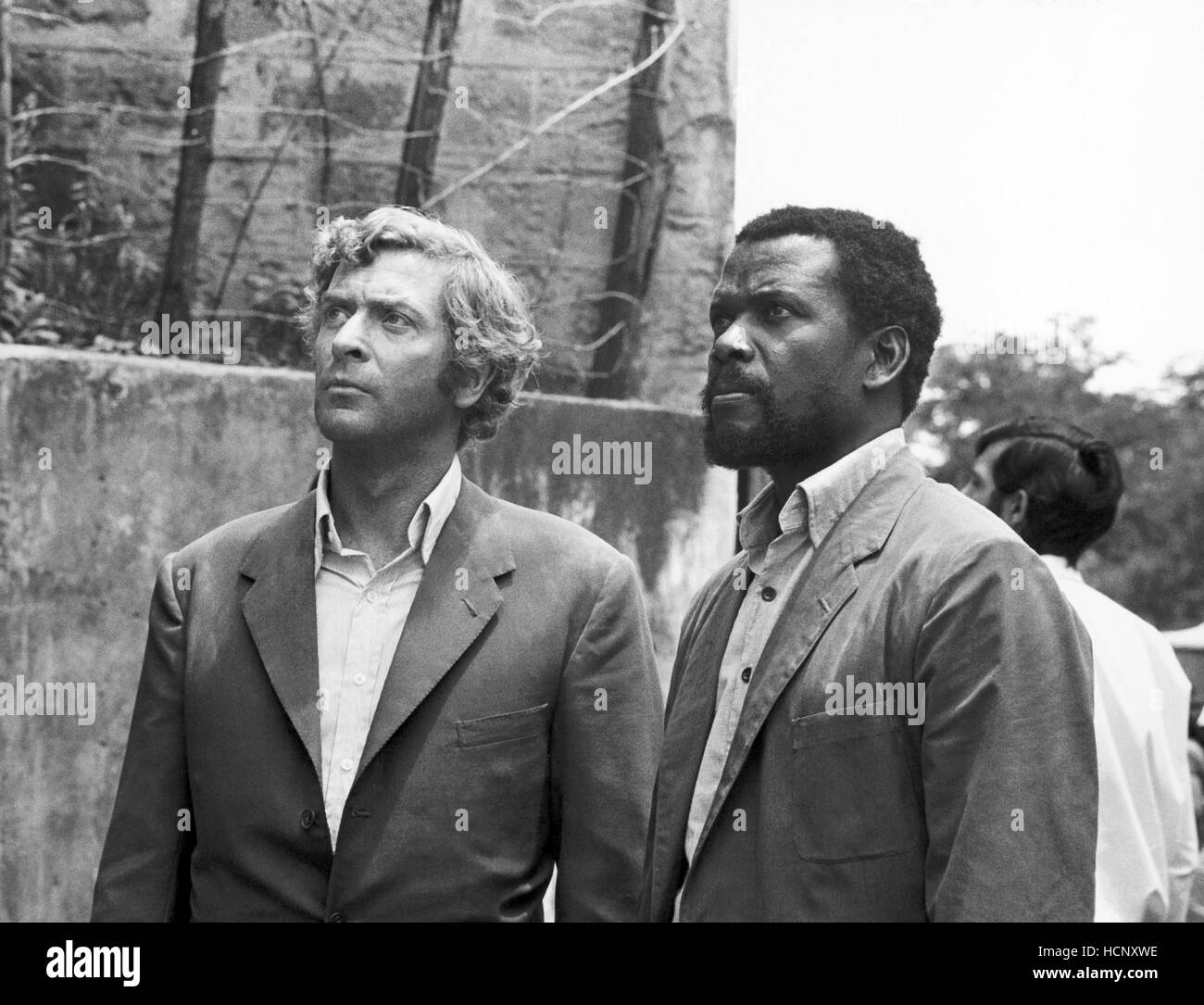 THE WILBY CONSPIRACY, Michael Caine, Sidney Poitier, 1975 Stock Photo ...