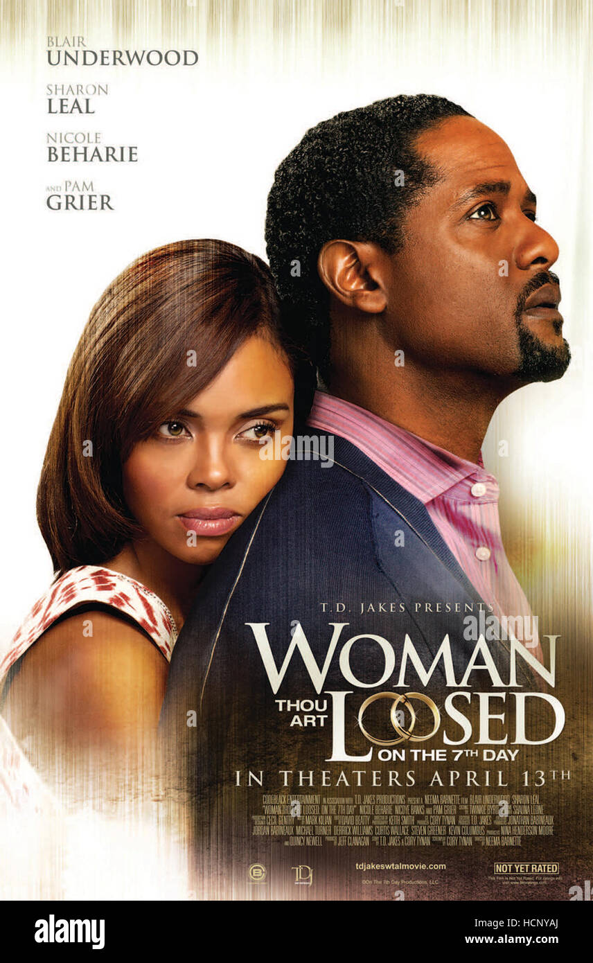 WOMAN THOU ART LOOSED: ON THE 7TH DAY, US poster art, from left: Sharon