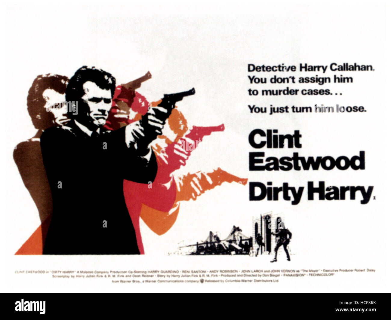 DIRTY HARRY, Clint Eastwood, 1971 Stock …