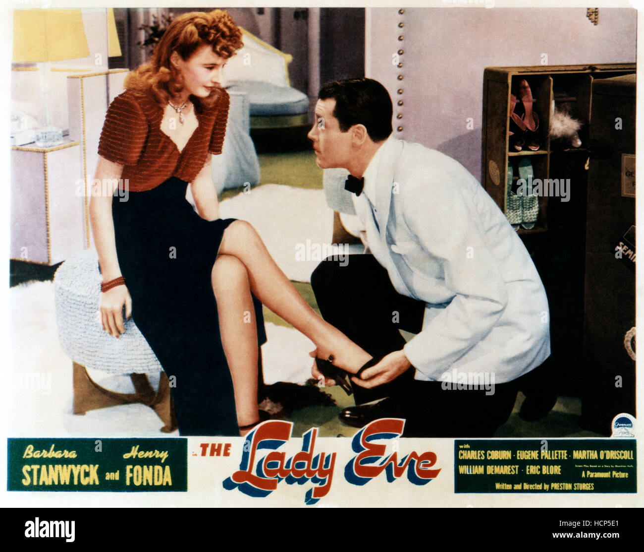 the-lady-eve-barbara-stanwyck-henry-fonda-1941-stock-photo-alamy