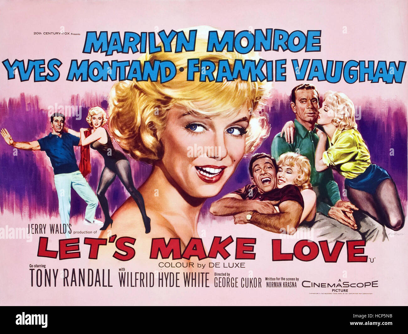 LET'S MAKE LOVE, from left:Frankie Vaughan, Marilyn Monroe, Frankie ...