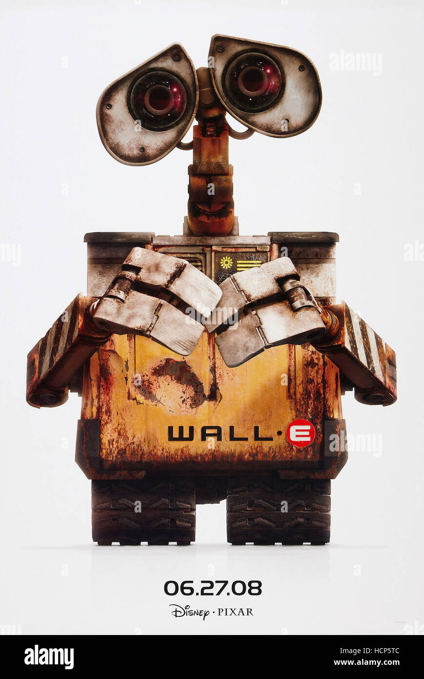 WALL-E, US advance poster art, 2008. ©Walt Disney Studios Motion Pictures/courtesy Everett Collection Stock Photo