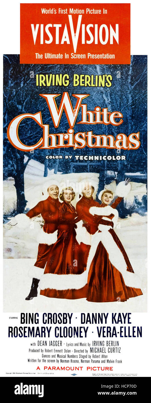 WHITE CHRISTMAS, from left Bing Crosby, Rosemary Clooney, Danny Kaye
