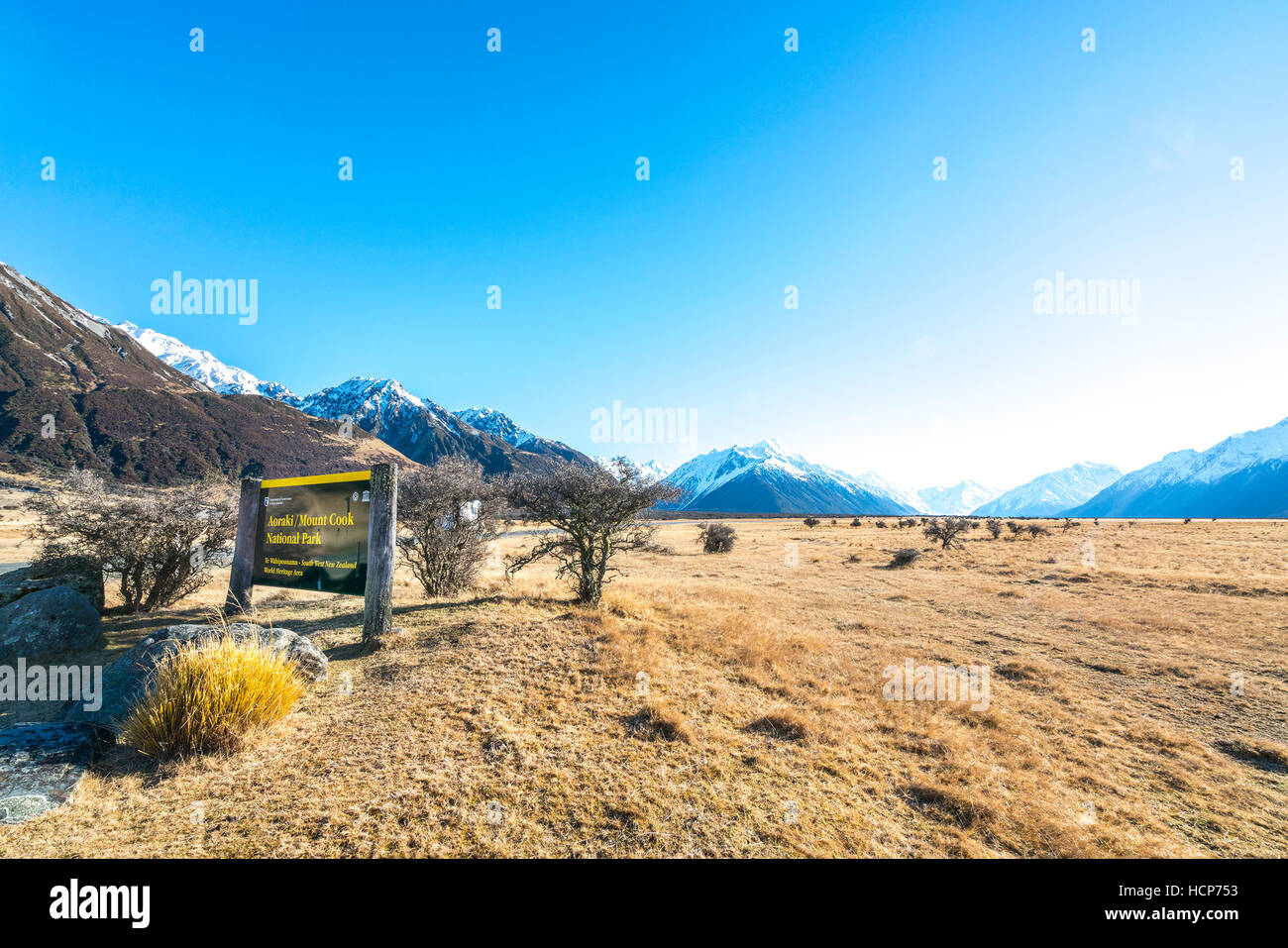 aoraki mount cook national park new zealand