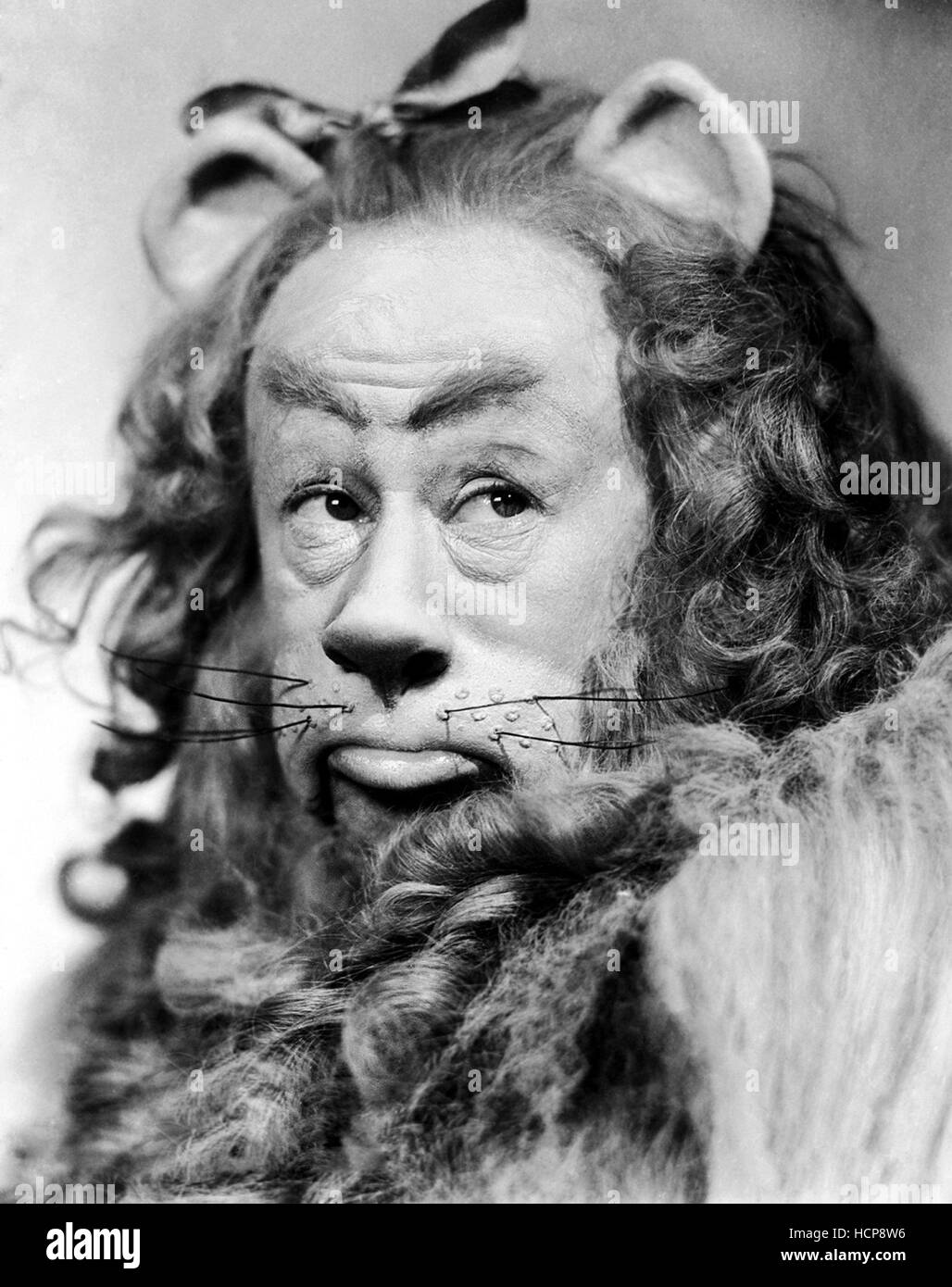 THE WIZARD OF OZ, Bert Lahr as the Cowardly Lion, 1939 Stock Photo