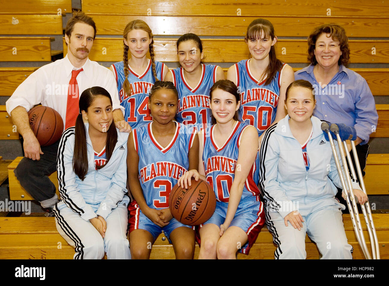 THE WINNING SEASON, top, from left: Sam Rockwell, Emily Rios, Meghan Witri,  Margo Martindale, bottom l-r: Shareeka Epps, Emma Stock Photo - Alamy