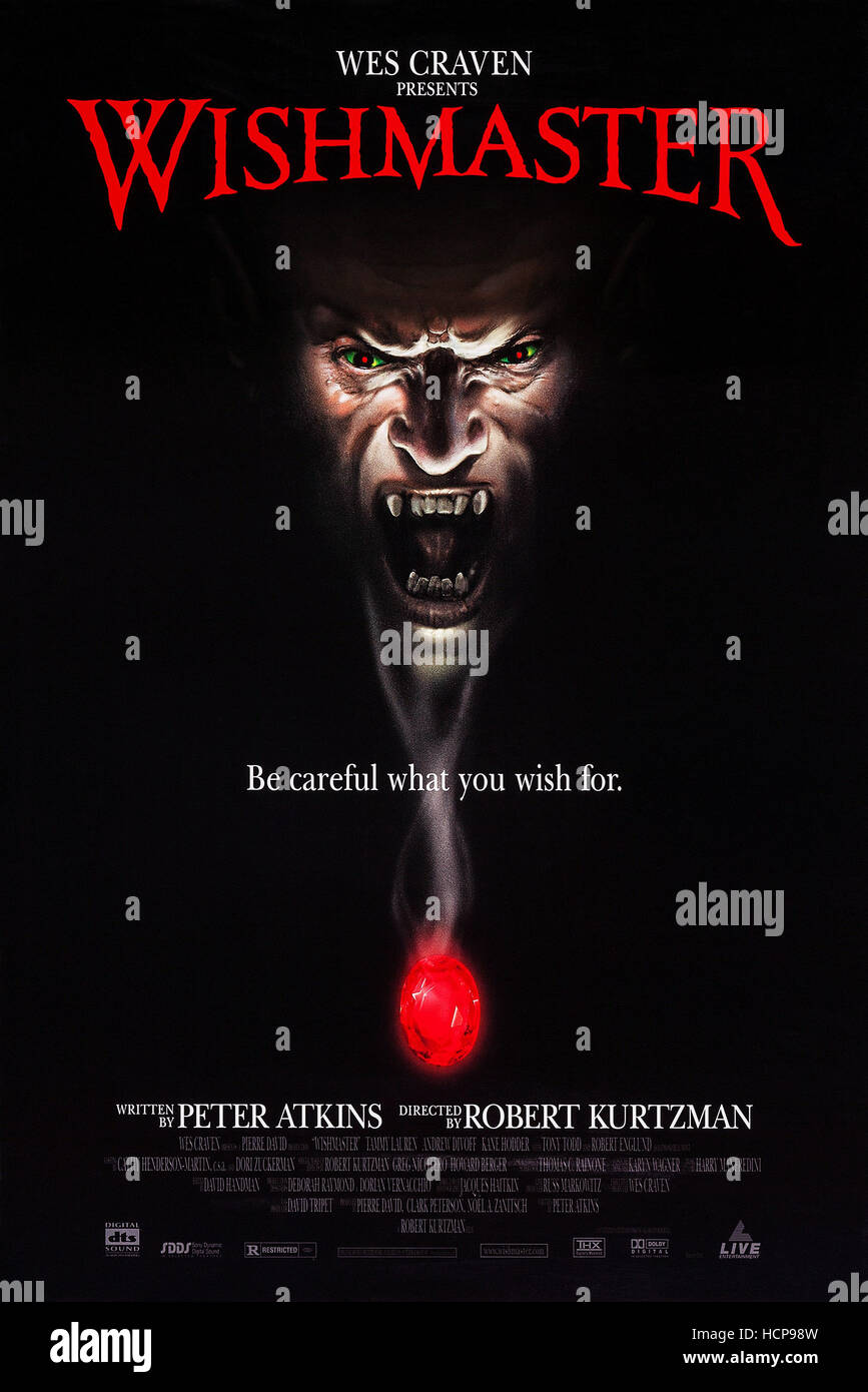 WISHMASTER, US poster, 1997, © Live Entertainment/courtesy Everett ...