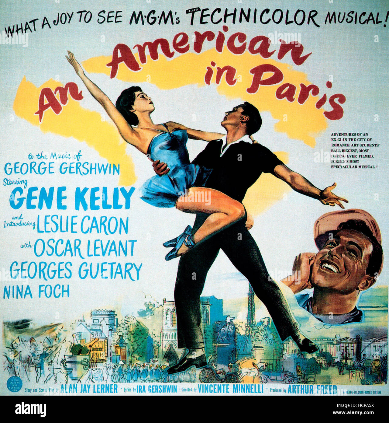 an-american-in-paris-leslie-caron-gene-kelly-1951-stock-photo-alamy