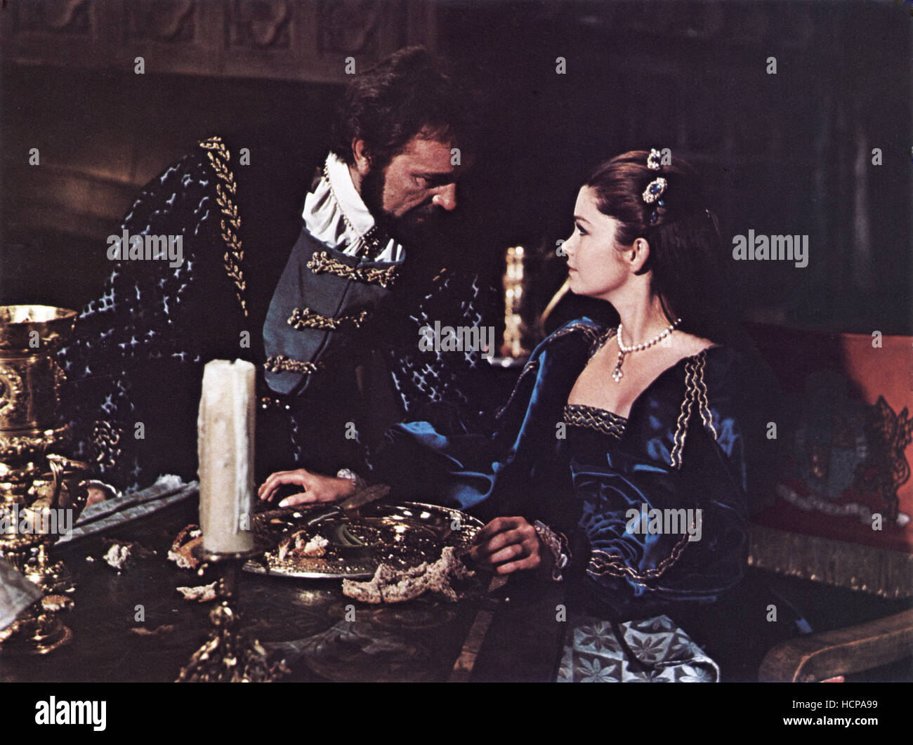 anne-of-the-thousand-days-richard-burton-genevieve-bujold-1969-stock