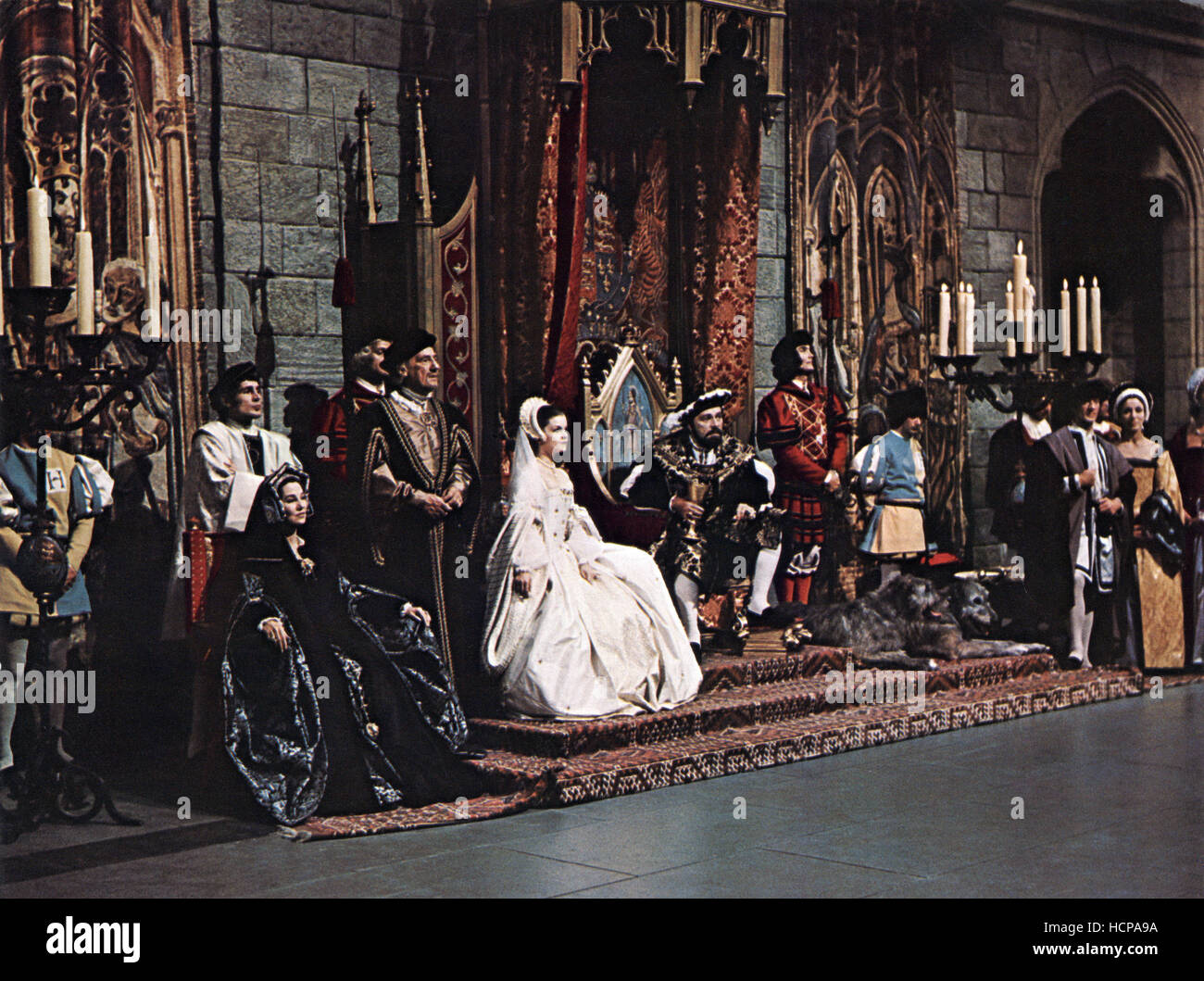 anne-of-the-thousand-days-genevieve-bujold-richard-burton-1969-stock