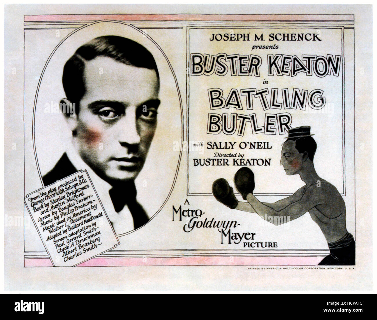 BATTLING BUTLER, left Buster Keaton, 1926 Stock Photo Alamy