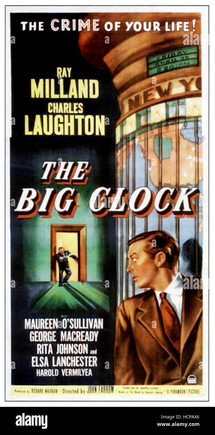 THE BIG CLOCK, 1948 Stock Photo Alamy