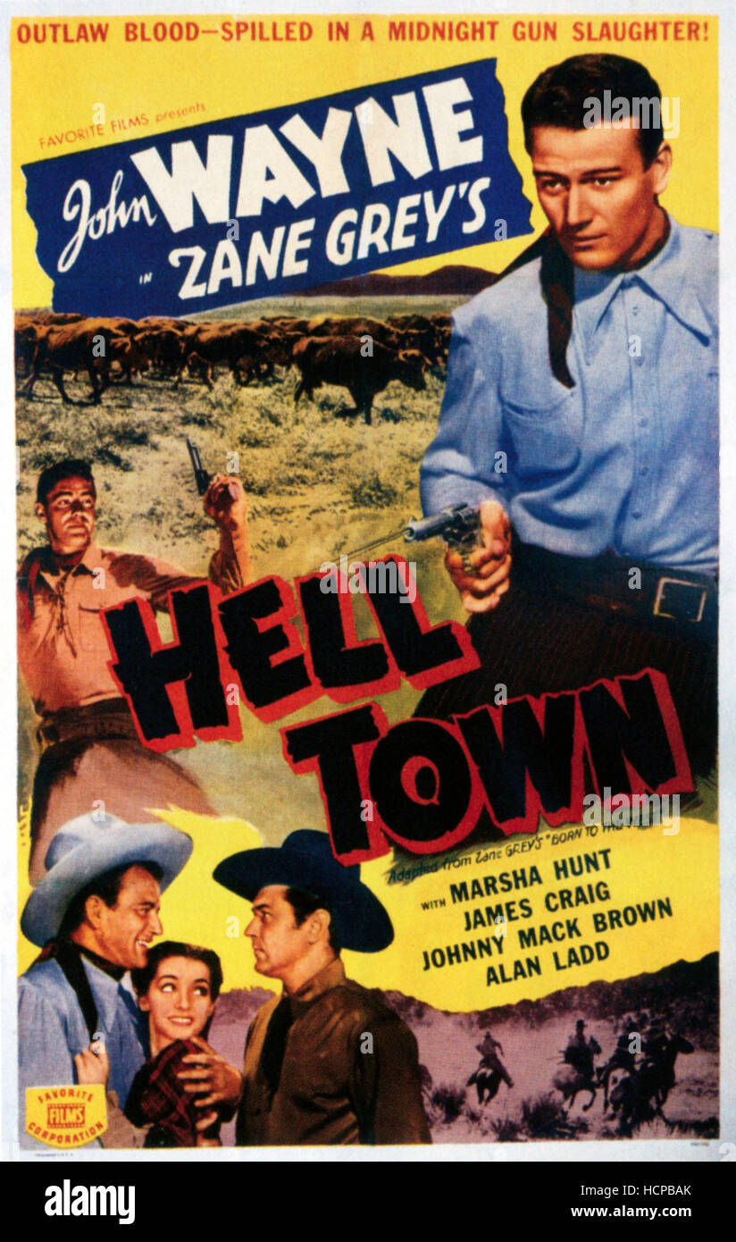 Born To The West Aka Hell Town John Wayne Marsha Hunt Johnny Mack Brown Featured On 1950 1838