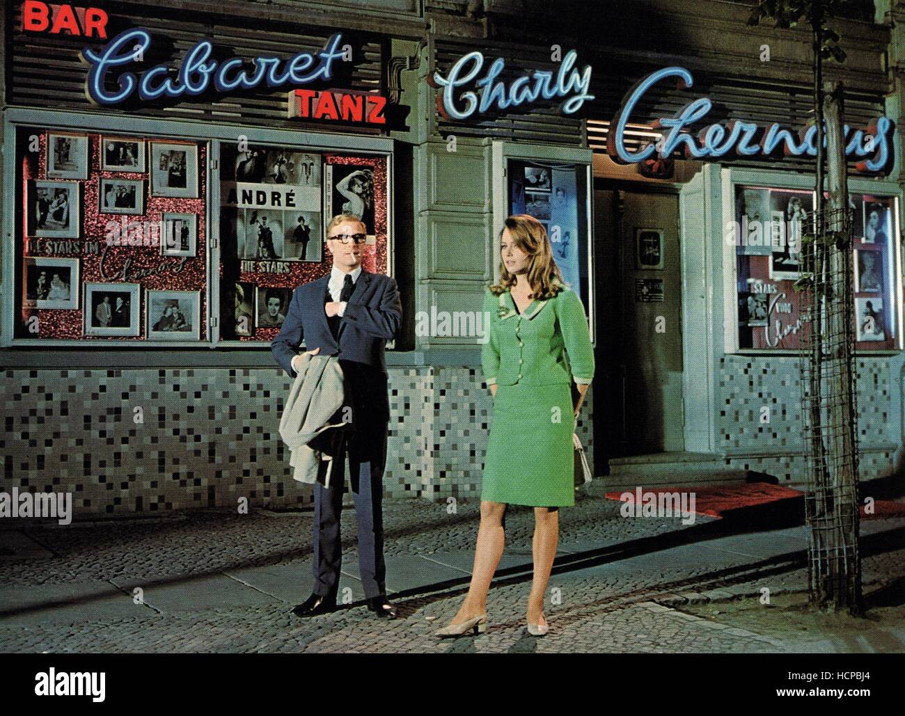 FUNERAL IN BERLIN, Michael Caine, Eva Renzi, 1967 Stock Photo Alamy